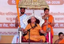 शंकराचार्य स्वामी सदानंद सरस्वती द्वारा गौमाता राज्यमाता गुजरात सरकार के लिए सुझाव के समय मुख्यमंत्री भूपेंद्र पटेल उपस्थित