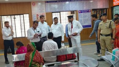 छिंदवाड़ा सिवनी रेल निरीक्षण अमृत स्टेशन योजना