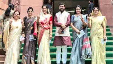 नारी शक्ति वंदन अधिनियम लोकसभा सत्र के दौरान छिंदवाड़ा की महिला जनप्रतिनिधि संसद में