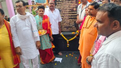 शनिजयंती पर पलारी टेकरी शनिधाम में उमड़े श्रद्धालु