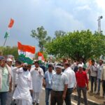 भोंगाखेड़ा सिवनी NH-44 पर किसानों और कांग्रेस कार्यकर्ताओं द्वारा किया गया चक्का जाम आंदोलन