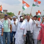 भोंगाखेड़ा सिवनी NH-44 पर किसानों और कांग्रेस कार्यकर्ताओं द्वारा किया गया चक्का जाम आंदोलन