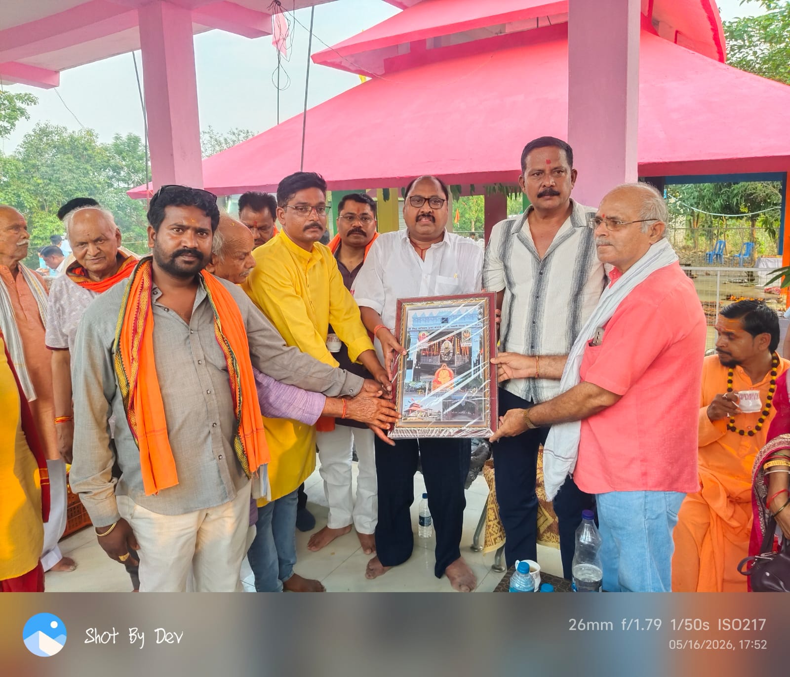 दिनेश राय मुनमुन विकास कार्य भूमिपूजन शनिधाम