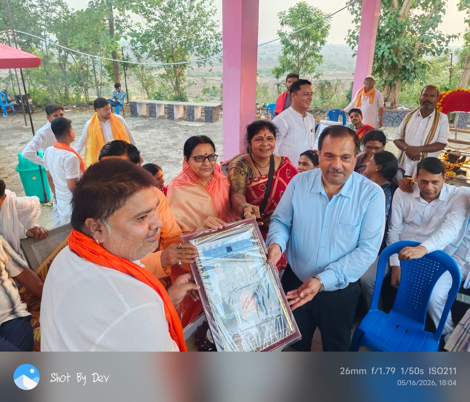 दिनेश राय मुनमुन विकास कार्य भूमिपूजन शनिधाम