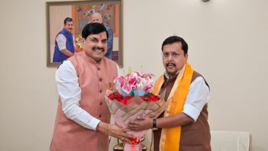 दिल्ली में भाजपा राष्ट्रीय अध्यक्ष नितिन नवीन से मुलाकात करते मुख्यमंत्री डॉ. मोहन यादव