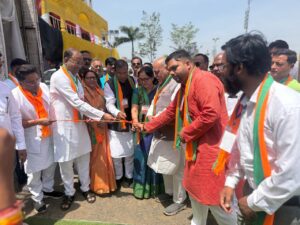 भाजपा दीनदयाल उपाध्याय जिला प्रशिक्षण महाभियान सिवनी 2026 में मंच पर उपस्थित अतिथि एवं कार्यकर्ता