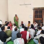 BJP meeting Seoni Ashok Rohani Meena Bisen addressing workers mandal meeting