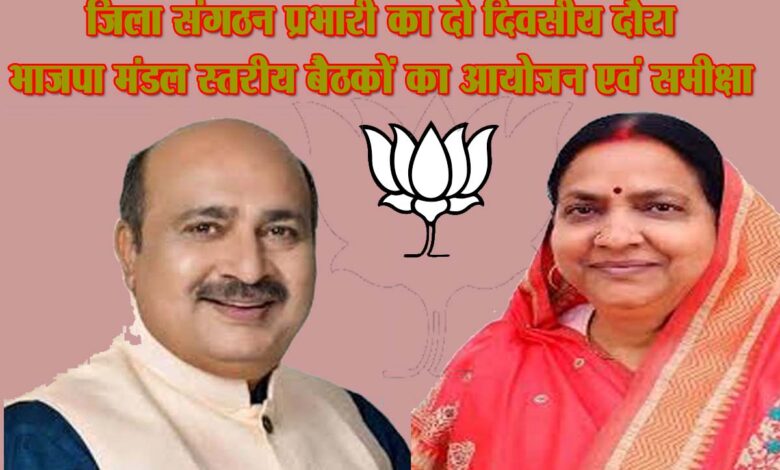 सिवनी में भाजपा संगठन प्रभारी अशोक रोहाणी मंडल स्तरीय बैठक में कार्यकर्ताओं से संवाद करते हुए
