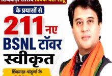 सांसद के प्रयासों से छिंदवाड़ा-पांढुर्णा में 211 नए BSNL 4G मोबाइल टॉवर स्वीकृत