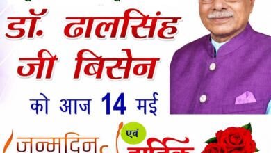 पूर्व सांसद डॉ. ढालसिंह बिसेन का जन्मदिन विशेष फोटो