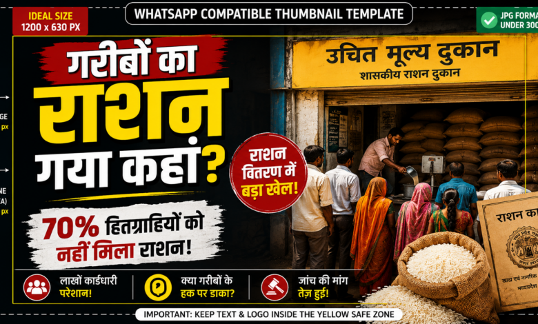 छिंदवाड़ा राशन वितरण गड़बड़ी और उचित मूल्य दुकान विवाद की प्रतीकात्मक तस्वीर