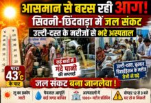 सिवनी और छिंदवाड़ा में भीषण गर्मी और जल संकट के बीच अस्पताल में उपचार लेते मरीज