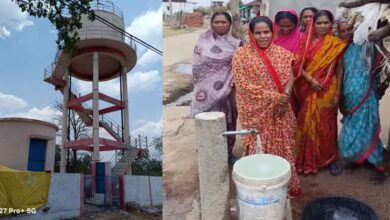 रमली गांव में जल जीवन मिशन के तहत घर-घर नल से पहुंचता स्वच्छ पेयजल।