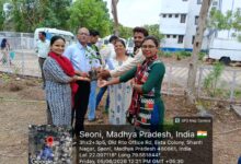 विश्व पर्यावरण दिवस पर सिवनी जिला चिकित्सालय में पौधारोपण करते CMHO डॉ. जयपाल ठाकुर