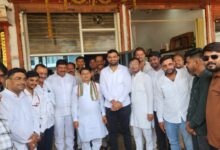 छपारा में युवा कांग्रेस प्रदेश अध्यक्ष यश घंगोरिया का कांग्रेस कार्यकर्ताओं द्वारा स्वागत
