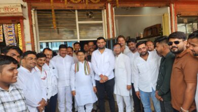 छपारा में युवा कांग्रेस प्रदेश अध्यक्ष यश घंगोरिया का कांग्रेस कार्यकर्ताओं द्वारा स्वागत
