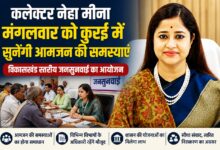 कलेक्टर नेहा मीना जनसुनवाई के दौरान नागरिकों की समस्याएं सुनते हुए
