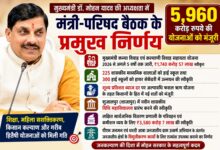 मुख्यमंत्री डॉ. मोहन यादव की अध्यक्षता में आयोजित मंत्रिपरिषद बैठक