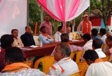भाजपा मंडल हर्रई की मासिक बैठक में उपस्थित विधायक एवं कार्यकर्ता