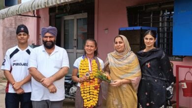 सिद्धू हॉस्पिटल में एशिया कप की टॉप स्कोरर नौशीन नाज़ का सम्मान