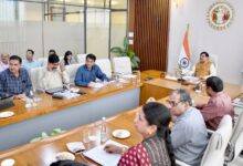 भोपाल में विज्ञान एवं प्रौद्योगिकी विभाग की समीक्षा बैठक लेते मुख्यमंत्री डॉ. मोहन यादव।