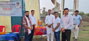 जल गंगा संवर्धन अभियान के तहत छपारा की ऐतिहासिक बावड़ी में आयोजित बावड़ी उत्सव का दृश्य।