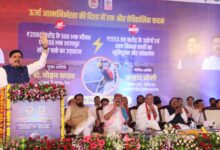 नीमच में 500 मेगावॉट सोलर पार्क का लोकार्पण करते मुख्यमंत्री डॉ. मोहन यादव
