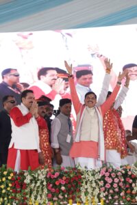 राजगढ़ में जल गंगा संवर्धन अभियान 2026 के समापन समारोह को संबोधित करते मुख्यमंत्री डॉ. मोहन यादव