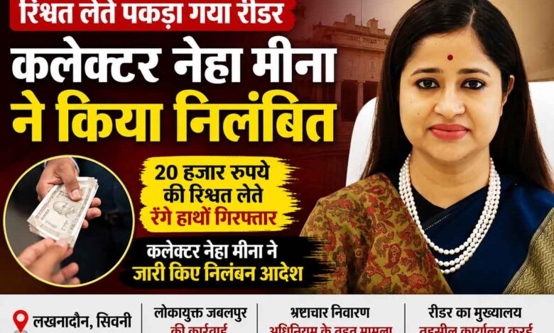 रिश्वत प्रकरण में निलंबित रीडर माधव प्रसाद तिवारी