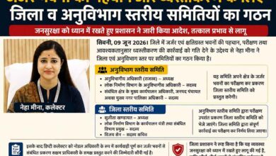 हादसों को रोकने सिवनी प्रशासन सख्त, जर्जर भवनों की पहचान और ध्वस्तीकरण शुरू | Dainik Yashonnati सिवनी में जर्जर भवनों की पहचान और ध्वस्तीकरण को लेकर प्रशासनिक बैठक का सांकेतिक दृश्य