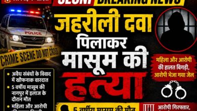 सिवनी में जहरीली दवा पिलाकर मासूम की हत्या मामले में आरोपी गिरफ्तार