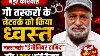 सिवनी पुलिस द्वारा गौवंश तस्करी मामले में गिरफ्तार आरोपी