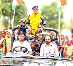 बीआरओ में चयनित राजा बाहेश्वर का बघोली गांव में स्वागत