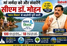 भोपाल में नर्मदा समग्र की समीक्षा बैठक की अध्यक्षता करते मुख्यमंत्री डॉ. मोहन यादव।