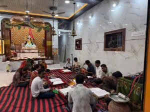 सिद्धपीठ श्री ज्वाला देवी मंदिर भैरोगंज सिवनी में 148वाँ संगीतमय सुंदरकांड एवं हनुमान चालीसा पाठ