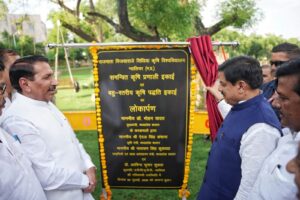 ग्वालियर में उन्नत कृषि कार्यशाला के दौरान किसानों को संबोधित करते मुख्यमंत्री डॉ. मोहन यादव