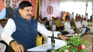 मुख्यमंत्री किसान कल्याण योजना - बलराम कृषि महोत्सव खंडवा में किसानों को संबोधित करते मुख्यमंत्री डॉ. मोहन यादव