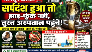 सर्पदंश से बचाव को लेकर स्वास्थ्य विभाग की एडवाइजरी जारी