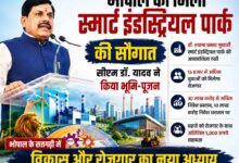 डॉ. श्यामा प्रसाद मुखर्जी स्मार्ट इंडस्ट्रियल पार्क का भूमि-पूजन, सीएम बोले- रोजगार और विकास को मिलेगी नई रफ्तार | Dainik Yashonnati मुख्यमंत्री डॉ. मोहन यादव स्मार्ट इंडस्ट्रियल पार्क का भूमि-पूजन करते हुए