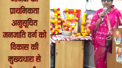 भाजपा अनुसूचित जनजाति मोर्चा को मिला नया जोश, संगठन विस्तार और जनजातीय हितों पर फोकस | Dainik Yashonnati भाजपा अनुसूचित जनजाति मोर्चा की जिला बैठक को संबोधित करतीं जिला अध्यक्ष मीना बिसेन एवं जिला अध्यक्ष अर्जुन सिंह उईके