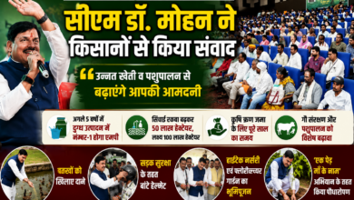 ग्वालियर में उन्नत कृषि कार्यशाला के दौरान किसानों को संबोधित करते मुख्यमंत्री डॉ. मोहन यादव