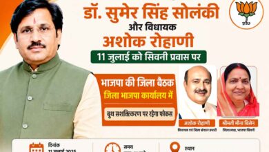 भाजपा प्रदेश महामंत्री एवं छिंदवाड़ा संभाग प्रभारी डॉ. सुमेर सिंह सोलंकी।