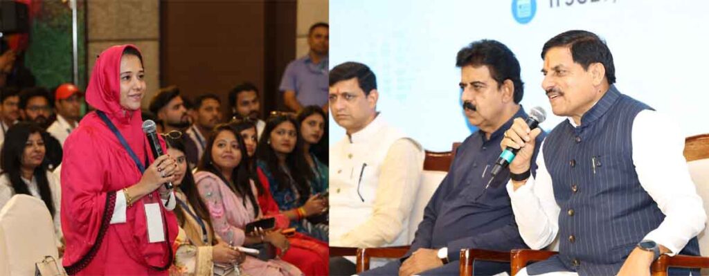 इंदौर में माय यूथ-माय प्राइड कॉन्क्लेव-2026 का शुभारंभ करते मुख्यमंत्री डॉ. मोहन यादव