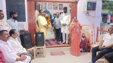 सिवनी में भाजपा द्वारा संत रविदास जी की 650वीं जयंती पर दीप प्रज्ज्वलन कार्यक्रम।