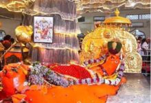 गुरु पूर्णिमा पर श्रद्धालुओं के स्वागत के लिए सजा जामसांवली हनुमान लोक मंदिर