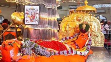 गुरु पूर्णिमा पर श्रद्धालुओं के स्वागत के लिए सजा जामसांवली हनुमान लोक मंदिर