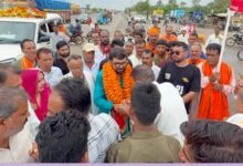 सांसद बंटी विवेक साहू छिंदवाड़ा से मैहर तक धार्मिक पदयात्रा करते हुए।