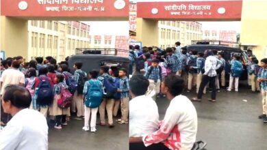 सांदीपनि विद्यालय छपारा में अनुशासन व्यवस्था को लेकर उठे सवाल