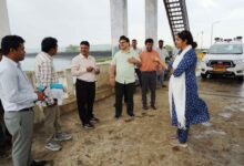 कलेक्टर नेहा मीना ने संजय सरोवर भीमगढ़ बांध का निरीक्षण किया