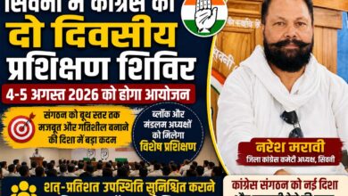 कांग्रेस संगठन को धार देने की तैयारी, 4-5 अगस्त को सिवनी में होगा दो दिवसीय प्रशिक्षण शिविर | Dainik Yashonnati सिवनी में कांग्रेस के दो दिवसीय प्रशिक्षण शिविर की तैयारियों को लेकर बैठक